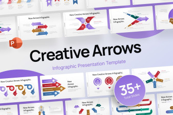 Creative Arrows Infographic PowerPoint Template